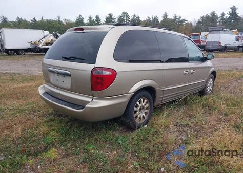 2003 Chrysler Town & Country Lxi из США, поврежденный, VIN 2C8GP54L93R372831